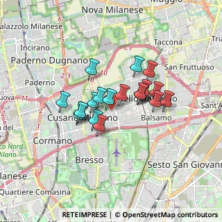 Mappa Via XXV Aprile, 20095 Cinisello Balsamo MI, Italia (1.2375)