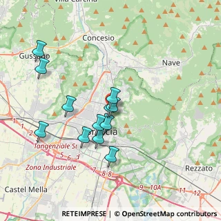 Mappa Via Agostino Bassi, 25123 Brescia BS, Italia (3.32167)