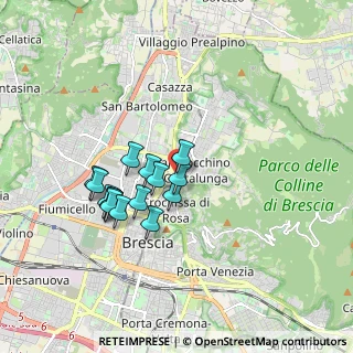 Mappa Via Bassi Agostino, 25123 Brescia BS, Italia (1.46533)
