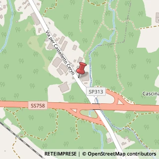 Mappa Via per Castelletto Cervo, 393, 13836 Cossato, Biella (Piemonte)