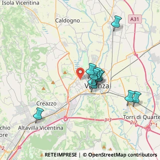 Mappa Via Fratelli Stuparich, 36100 Vicenza VI, Italia (3.26818)