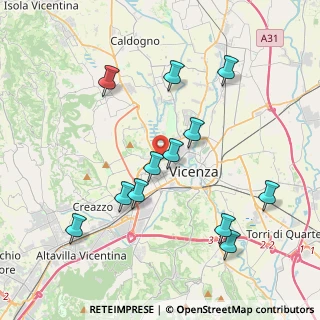 Mappa Via Fratelli Stuparich, 36100 Vicenza VI, Italia (4.04)
