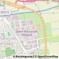 Térkép Pessano con Bornago