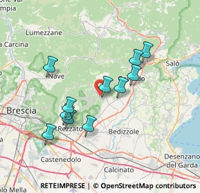 Mappa Via Giacomo Leopardi, 25080 Serle BS, Italia (6.40909)