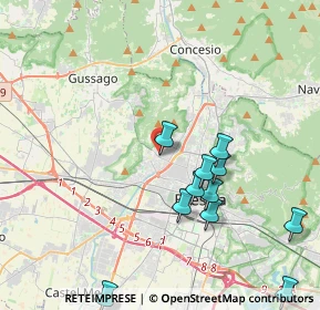 Mappa Via Prima Quartiere Abba, 25127 Brescia BS, Italia (4.69417)