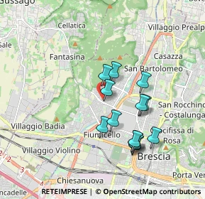Mappa Via Prima Quartiere Abba, 25127 Brescia BS, Italia (1.57692)