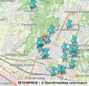 Mappa Via Prima Quartiere Abba, 25127 Brescia BS, Italia (2.074)
