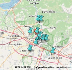 Mappa Via Prima Quartiere Abba, 25127 Brescia BS, Italia (4.67636)