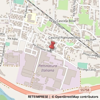Mappa Via Quintino Sella, 26, 13856 Vigliano Biellese, Biella (Piemonte)