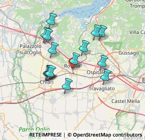 Mappa Via Scaroni, 25038 Rovato BS, Italia (6.28867)