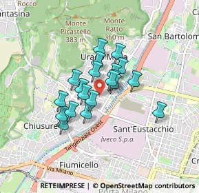 Mappa Via Leonzio Foresti, 25135 Brescia BS, Italia (0.5765)
