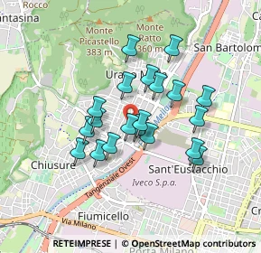 Mappa Via Leonzio Foresti, 25135 Brescia BS, Italia (0.6905)