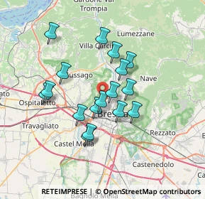 Mappa Via Leonzio Foresti, 25135 Brescia BS, Italia (5.79882)