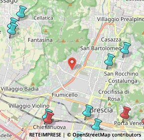 Mappa Via Leonzio Foresti, 25135 Brescia BS, Italia (3.52333)