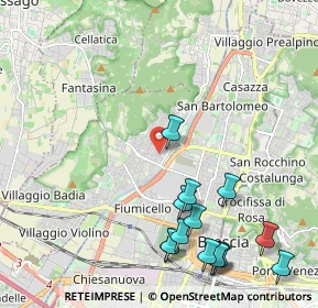Mappa Via Leonzio Foresti, 25135 Brescia BS, Italia (2.58214)