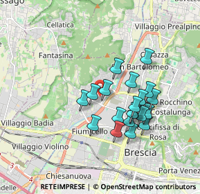 Mappa Via Arnaldo Foresti, 25127 Brescia BS, Italia (1.513)