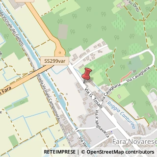Mappa Via G. Tosalli, 55, 28073 Fara Novarese, Novara (Piemonte)