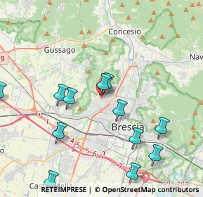 Mappa Traversa Quarta Giulio Cesare Abba, 25127 Brescia BS, Italia (4.78692)