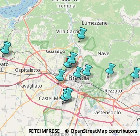 Mappa Traversa Quarta Giulio Cesare Abba, 25127 Brescia BS, Italia (7.39846)