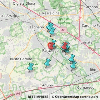 Mappa Via San Michele, 20015 Parabiago MI, Italia (2.79615)