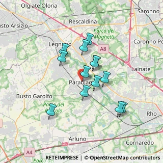 Mappa Via San Michele, 20015 Parabiago MI, Italia (2.87769)