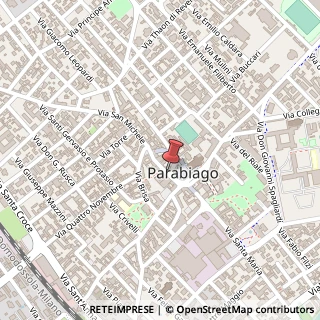 Mappa Via San Michele, 6, 20015 Parabiago, Milano (Lombardia)