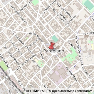 Mappa Piazza Maggiolini, 3, 20015 Parabiago, Milano (Lombardia)