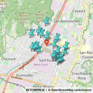 Mappa Via L. Reverberi, 25128 Brescia BS, Italia (0.695)