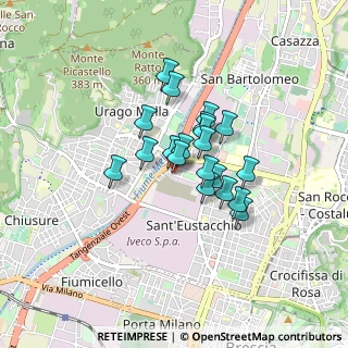 Mappa Via L. Reverberi, 25128 Brescia BS, Italia (0.565)