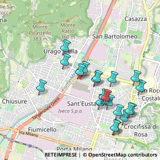 Mappa Via L. Reverberi, 25128 Brescia BS, Italia (1.0535)