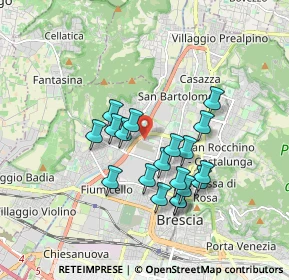 Mappa Via L. Reverberi, 25128 Brescia BS, Italia (1.50579)
