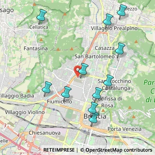 Mappa Via L. Reverberi, 25128 Brescia BS, Italia (2.32)