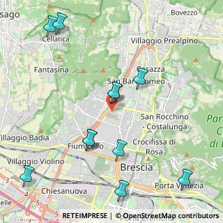 Mappa Via L. Reverberi, 25128 Brescia BS, Italia (2.44091)