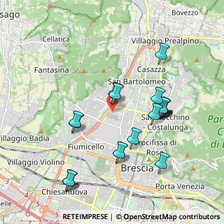 Mappa Via L. Reverberi, 25128 Brescia BS, Italia (1.989)