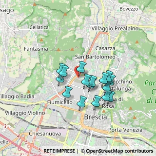 Mappa Via L. Reverberi, 25128 Brescia BS, Italia (1.37375)