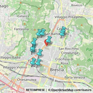 Mappa Via L. Reverberi, 25128 Brescia BS, Italia (1.41909)