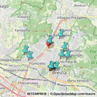 Mappa Via L. Reverberi, 25128 Brescia BS, Italia (1.6)