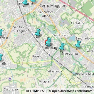 Mappa Via Santi Gervaso e Protaso, 20015 Parabiago MI, Italia (2.81667)