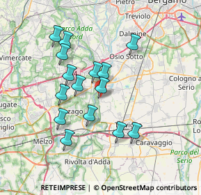 Mappa Via Istria, 24045 Fara Gera d'Adda BG, Italia (6.388)