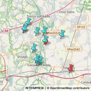 Mappa Via Istria, 24045 Fara Gera d'Adda BG, Italia (3.6825)