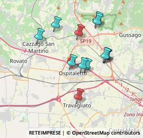 Mappa Via Pergolina, 25035 Ospitaletto BS, Italia (3.31167)