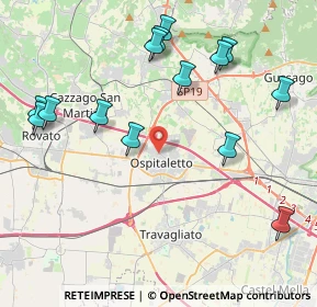 Mappa Via Pergolina, 25035 Ospitaletto BS, Italia (4.72286)