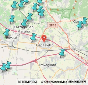 Mappa Via Pergolina, 25035 Ospitaletto BS, Italia (6.08647)