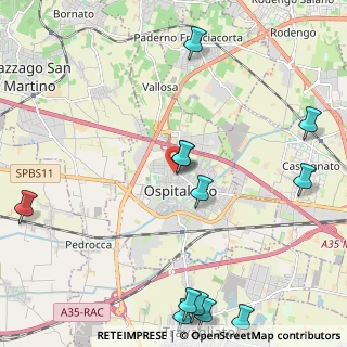 Mappa Via Pergolina, 25035 Ospitaletto BS, Italia (2.8475)