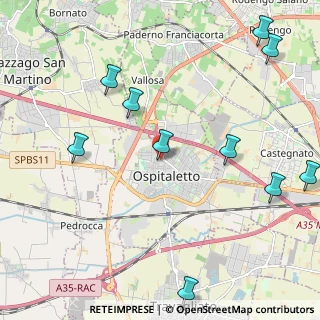 Mappa Via Pergolina, 25035 Ospitaletto BS, Italia (2.86909)