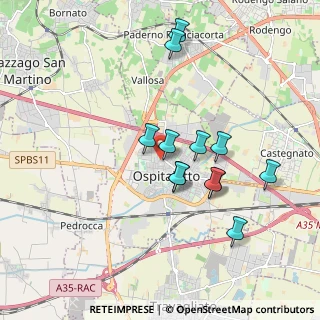 Mappa Via Pergolina, 25035 Ospitaletto BS, Italia (1.65083)