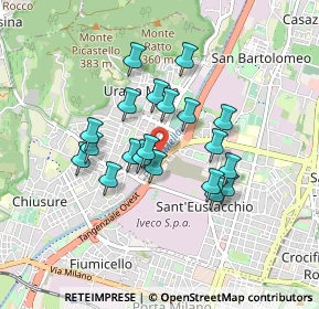 Mappa Via Vender Don Giacomo, 25127 Brescia BS, Italia (0.697)