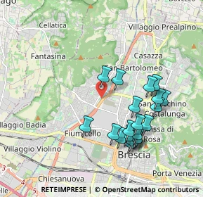 Mappa Via Vender Don Giacomo, 25127 Brescia BS, Italia (1.87)