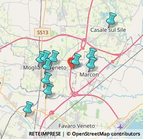 Mappa SP 75, 31021 Mogliano Veneto TV, Italia (3.35273)