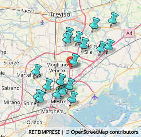 Mappa SP 75, 31021 Mogliano Veneto TV, Italia (7.08053)